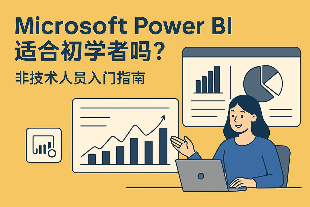 Microsoft Power BI适合初学者吗？非技术人员入门指南
